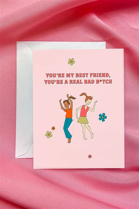 Youre My Best Friend Card Girl Tribe Co In 2022 Best Friend Cards