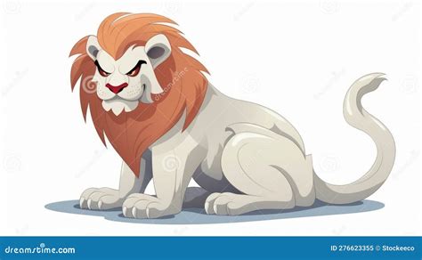 Chimera Cartoon Style On White Background Royalty-Free Stock Photo ...