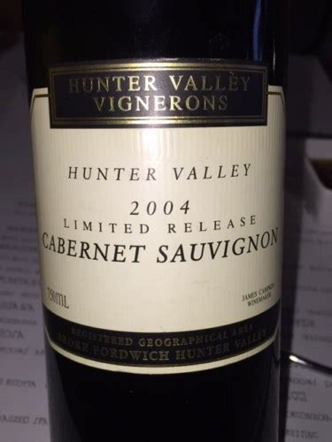 Hunter Valley Vignerons Limited Release Cabernet Sauvignon Vivino Us