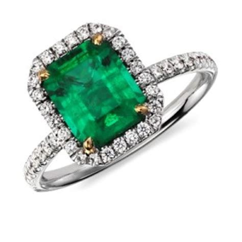 Emerald Engagement Rings - Deep Green Brilliance