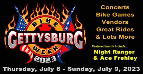 Gettysburg Bike Week 2023 - Motorcycle Roads