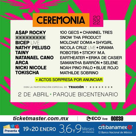 FESTIVAL CEREMONIA 2022 2 DE ABRIL PARQUE BICENTENARIO CDMX