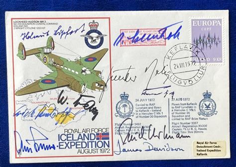 At Auction WW2 Luftwaffe Aces Multiple Signed RAF Cover Signed By