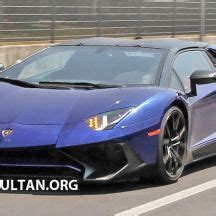 Spied Lamborghini Aventador Lp Sv Roadster Captured