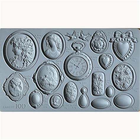 Iod Cameos Decor Mould By Iron Orchid Designs The Painted Heirloom