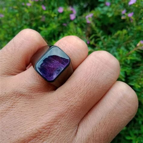 Jual Cincin Batu Kecubung Kalimantan Kotak Natural Shopee Indonesia