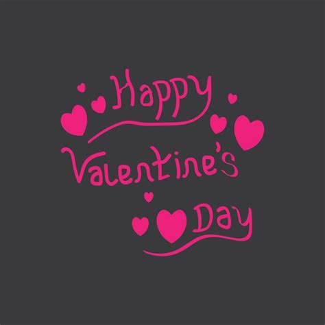 Premium Vector Happy Valentines Day Logo Vector Template