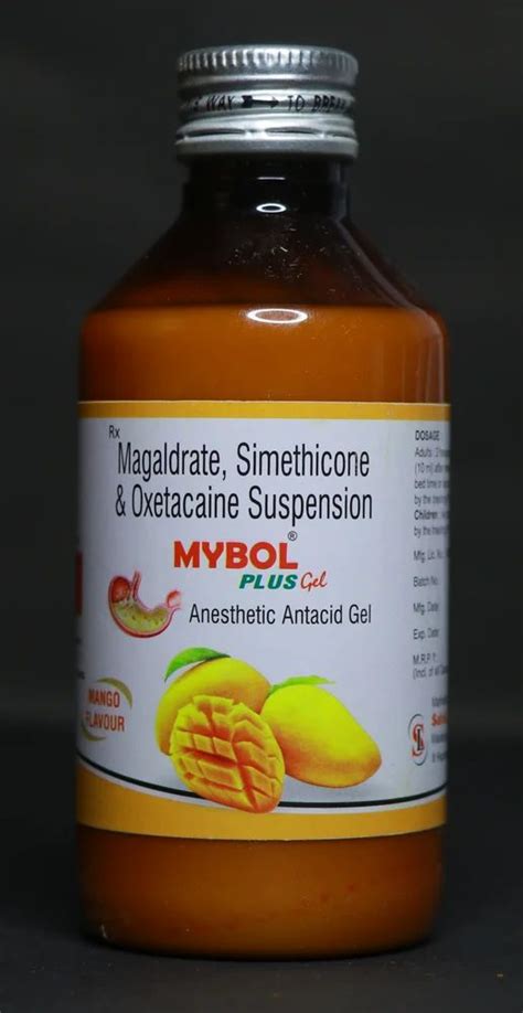 Mybol Plus Syrup Magaldrate 540mg Simethicone 50mg Oxetacaine 10mg