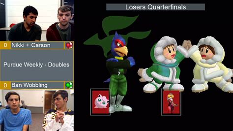 Purdue Weekly Doubles Losers Sf Sheik Puff Nikki Carson Vs Ban