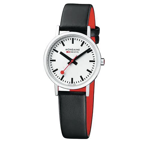 The Mondaine Swiss Railway Watch 33mm Swiss Railways Watch • Home