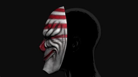 Dallas Payday 2 Mask - 3D Model by blackstar90