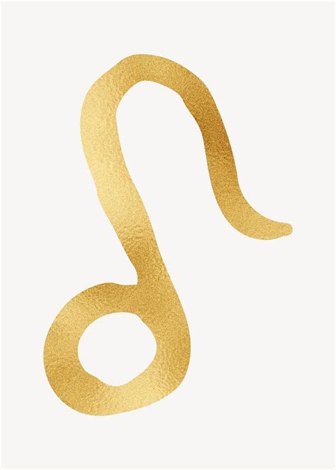 Gold Leo Zodiac Sign Illustration Premium Photo Rawpixel