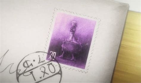 Violet Evergarden Postal Stamp 0 Violet Evergarden Anime Violet