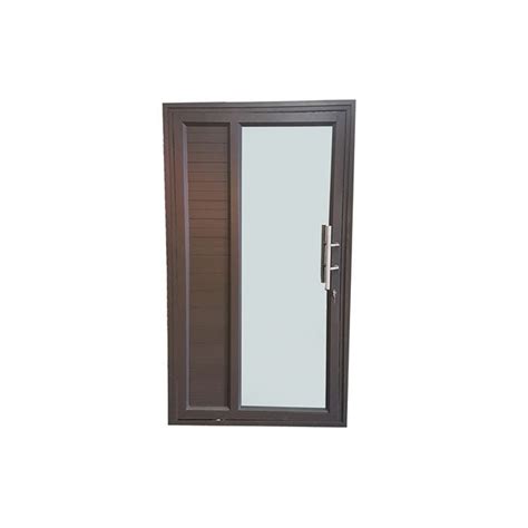 Ibuild Glazed Solid Side Aluminium Pivot Door X Mm