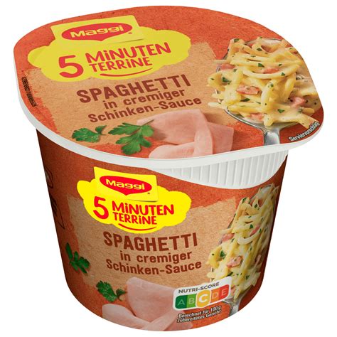 Maggi Minuten Terrine Spaghetti In Cremiger Schinkensauce G Bei