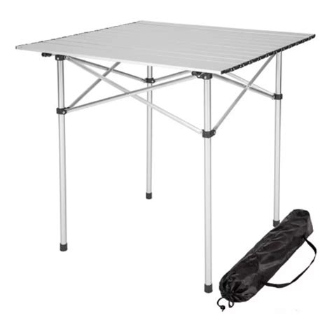 Mesa Plegable De Aluminio Para Camping Compacta Bolso Kushiro