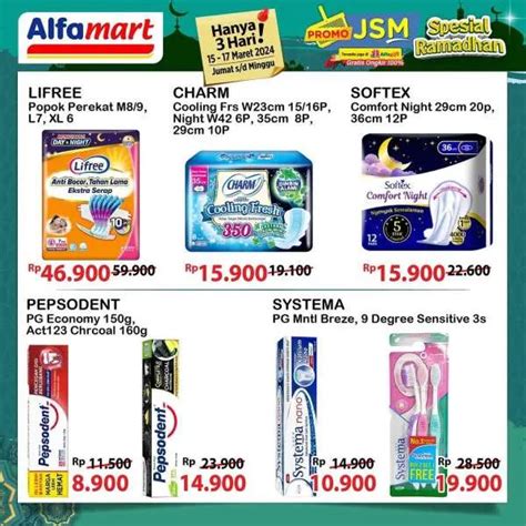 Katalog Promo Jsm Alfamart Maret Kebutuhan Ramadhan Harga