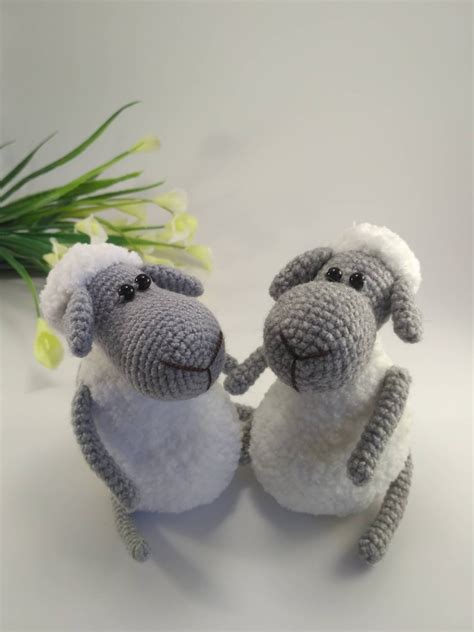 Crochet Sheep Amigurumi Lamb Miniature Sheep Crochet Etsy