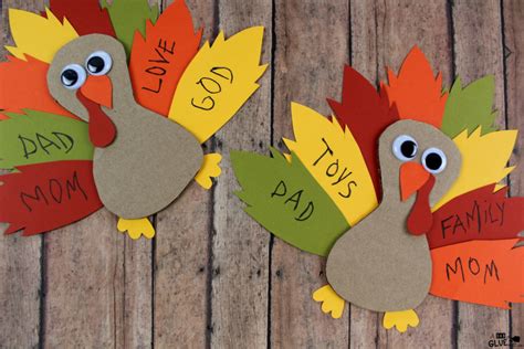 Cardboard Thankful Turkey Craft