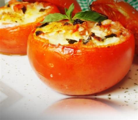 Tomates Rellenos Con Queso