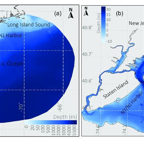 The Extent And Bathymetry Of The Computational Domain In A Atlantic Download Scientific