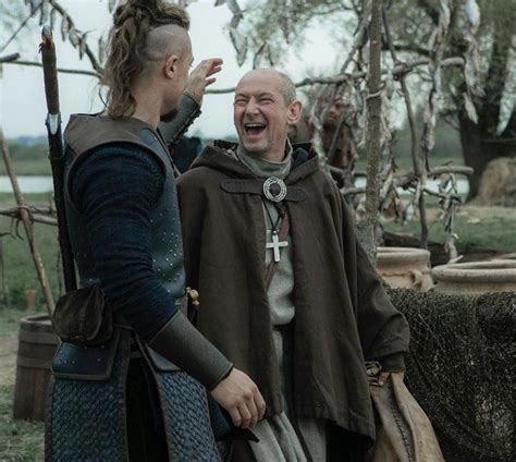 Alexander Dreymon As Uhtred And Ian Hart As Beocca In The Last Kingdon