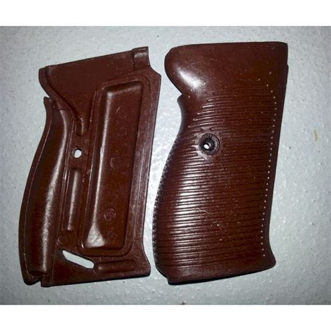 German Ww2 Walther P38 Bakelite Brown Pistol Grips Militarytour