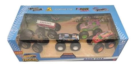 Monster Jam Pack Carros Bash City Hot Wheels Mattel à venda em Curitiba Paraná por apenas