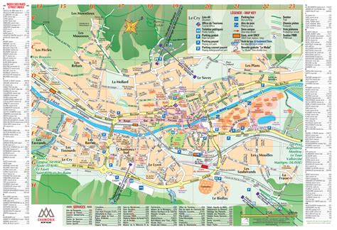 Tourist Map Of Chamonix