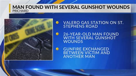 Man Shot At Gas Station On St Stephens Road Wednesday Prichard Police