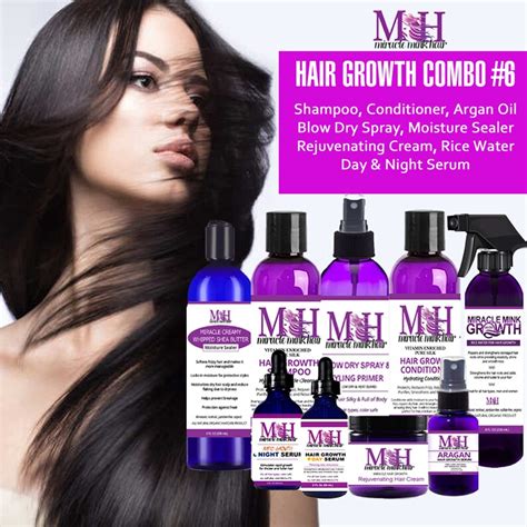 Miracle Mink Hair Growth Combo 6 | Etsy