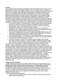 Riassunto Economia Aziendale Il Budget Docsity