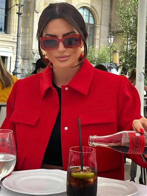 Red Crop Jacket Free From Label