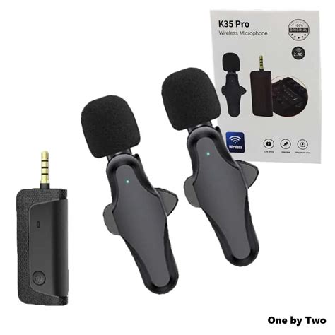 K Pro Dual Mic Wireless Lavalier Microphone Smarttec Haven