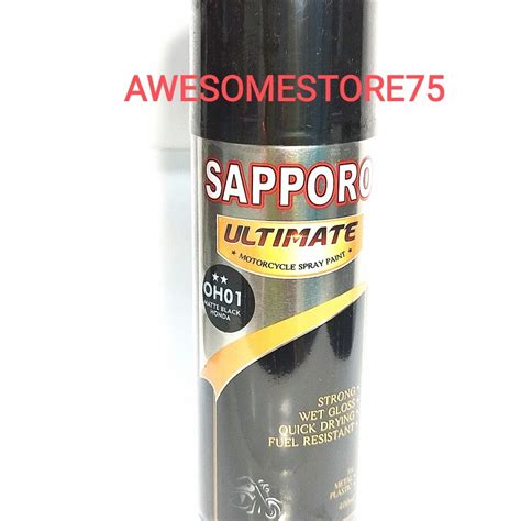 Jual SAPPORO ULTIMATE OH01 MATTE BLACK HONDA ORIGINAL SERIES Hitam