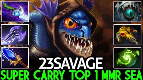 23SAVAGE Slark Super Carry Top 1 MMR SEA Show His Skill Dota 2 YouTube