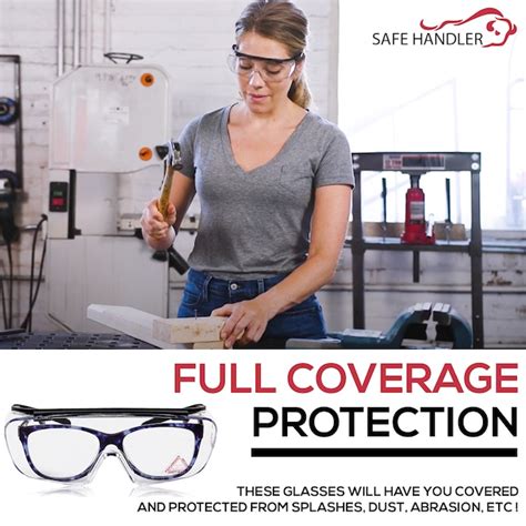 Safe Handler 2 Pack Duarte Premium Over The Glasses Polycarbonate Anti Fog Safety Glasses Sh Ms