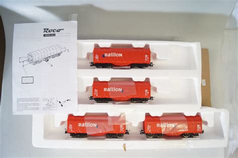 H Roco Schiebeplanenwagen Set Db Cargo Neuw Ovp Gearontologist