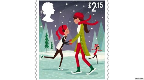 Royal Mail Release Christmas Stamps Bbc Newsround