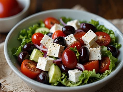 Classic Greek Salad Recipe With Feta And Kalamata Olives