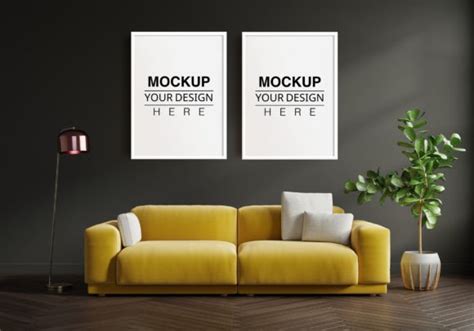 Two Wall Art Mockup Graphic By Ali S Design Creative Fabrica