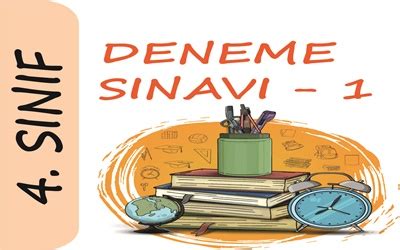 4 Sınıf Deneme Sınavı 1 2022 2023 PDF