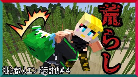 初心者2人エンドラ討伐【minecraft】 Youtube