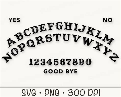 Ouija Board Svg Vector File And Png Transparent Background Clip Art