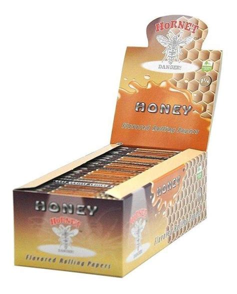 Caja Libritos Papel De Fumar Con Sabor Hornet Importadora