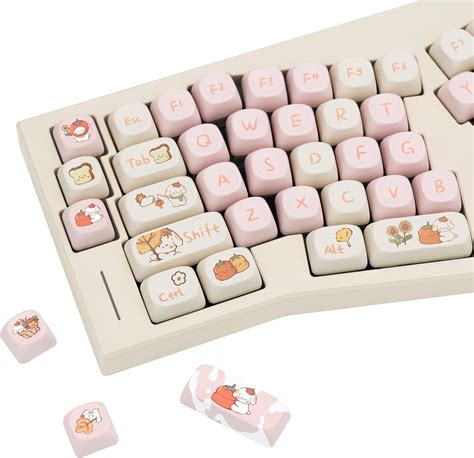 Gekucap Pbt Keycaps Keys Custom Keycaps Cute Dye Sublimation Moa