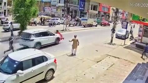 Video Woman Dragged On Car Bonnet For 500 Metres In Rajasthans Hanumangarh Cops Register Case