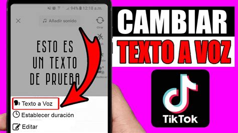 Como Activar Texto A Voz En Tik Tok Actualizado Youtube