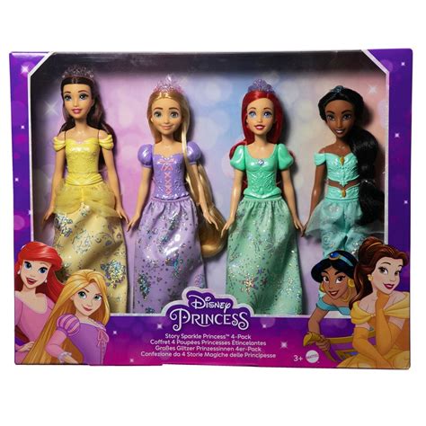 Disney Princesses Coffret 4 Poupées Mannequins Smyths Toys France