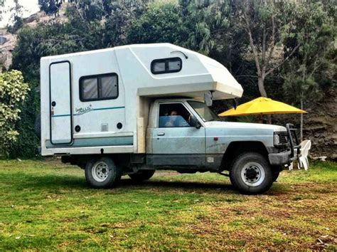 Nissan Patrol Pickup And A French Camper X Camper Pinterest